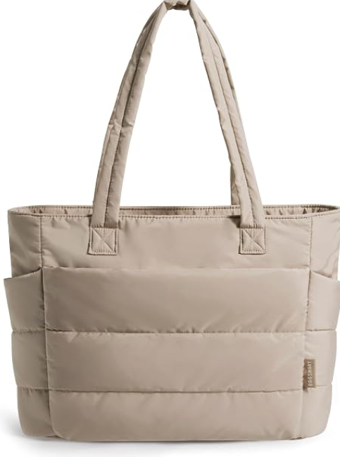Valeao Women’s Lightweight Puffy Work Tote Handbag