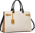 Valeao Women’s Genuine Leather 15.6-Inch Laptop Work Tote Bag